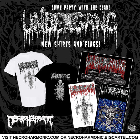 UNDERGANG - new items in the store including T shirts for 2024 and flags