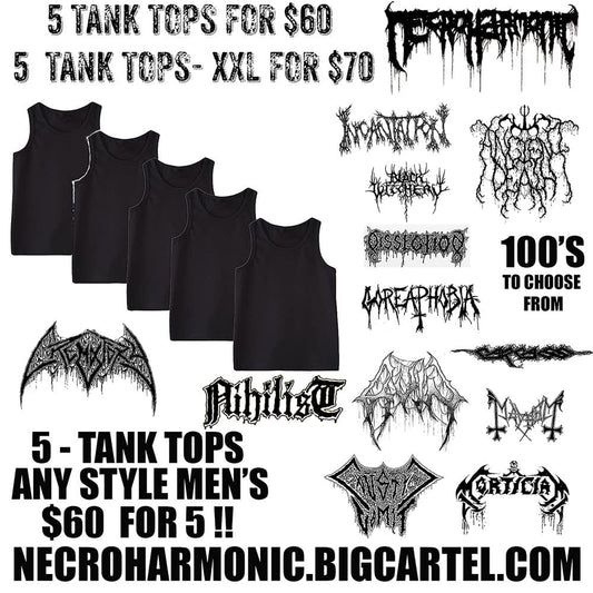 5 for $60 TANK TOP - DEAL
