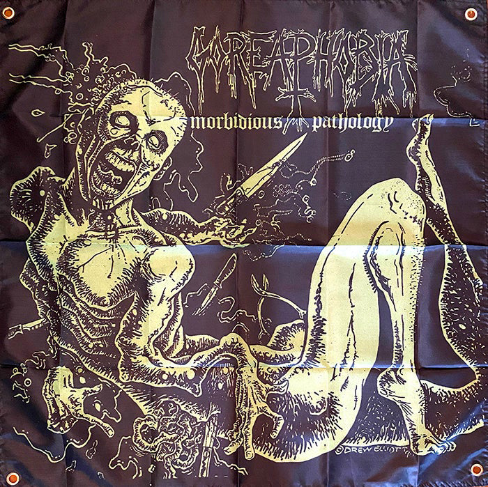 Goreaphobia " Morbidious Pathology " Flag / Banner / Tapestry