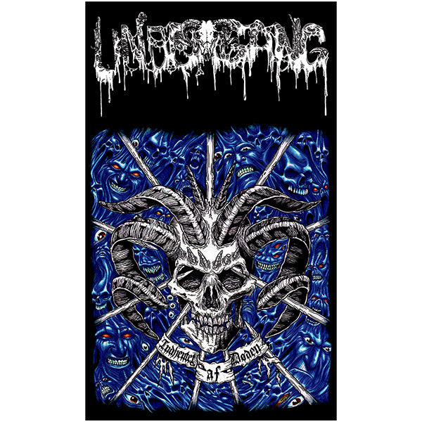 Undergang "Indhentet af Døden"  Flag Tapestry Banner