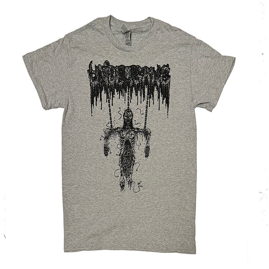 Undergang " Hanging Corpse " T shirt Athletic Gray