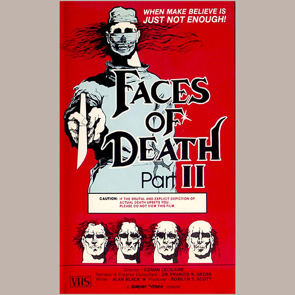 Faces Of Death part 2 - Flag / Banner / Tapestry