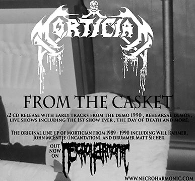 Mortician " From The Casket " x 2 CD