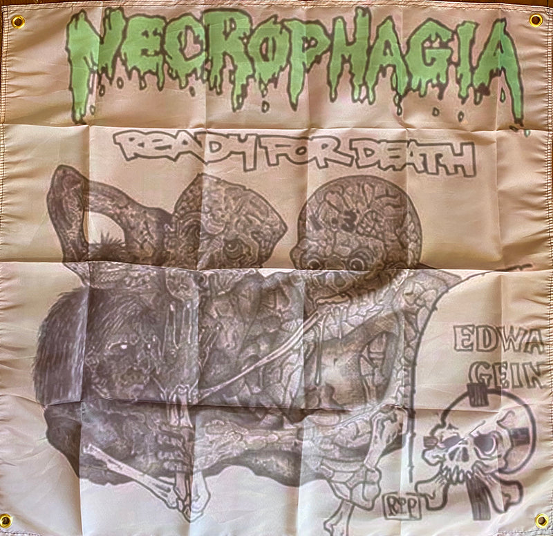 Necrophagia " Ready For Death " Flag / Banner / Tapestry