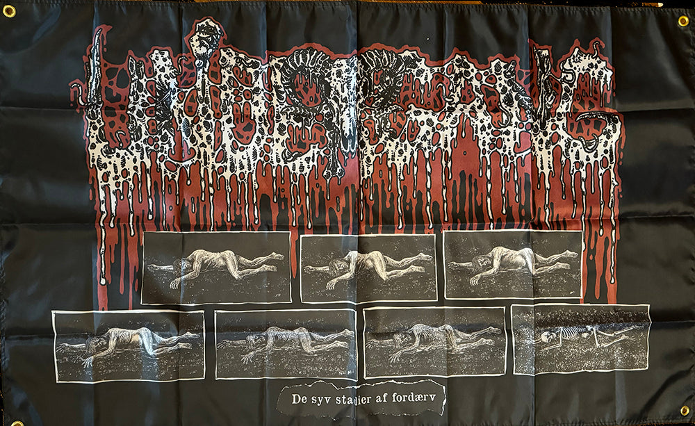 Undergang " De syv stadier af fordærv " Flag Banner Tapestry