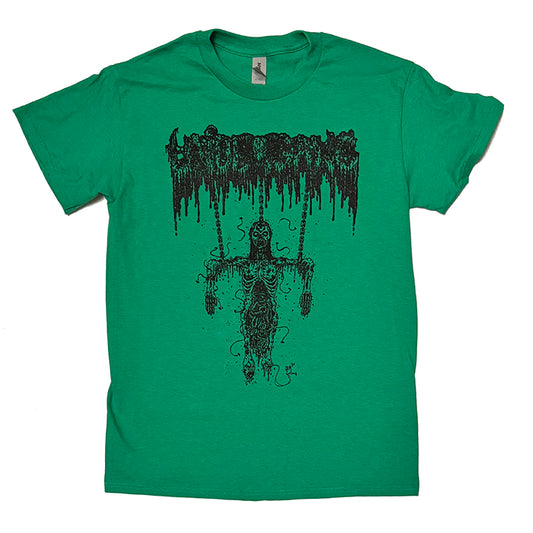 Undergang " Hanging Corpse " T shirt in Green