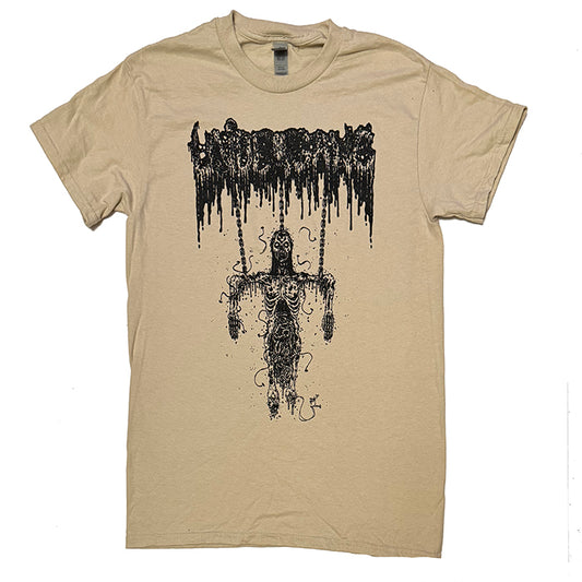 Undergang "Hanging Corpse " T shirt in Sand