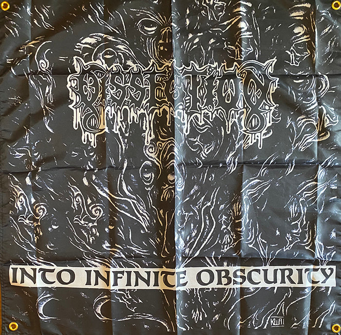 Dissection " Into Infinite Obscurity  "  Flag /  Banner / Tapestry