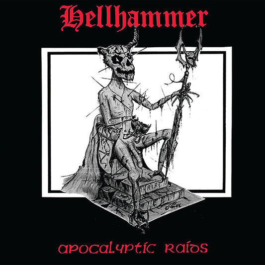 Hellhammer " Apocalyptic Raids " Flag / Banner / Tapestry