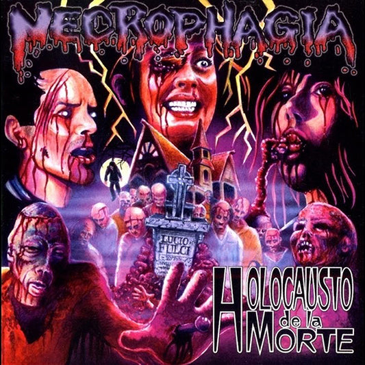 Necrophagia " Holocausto De La Morte " Flag